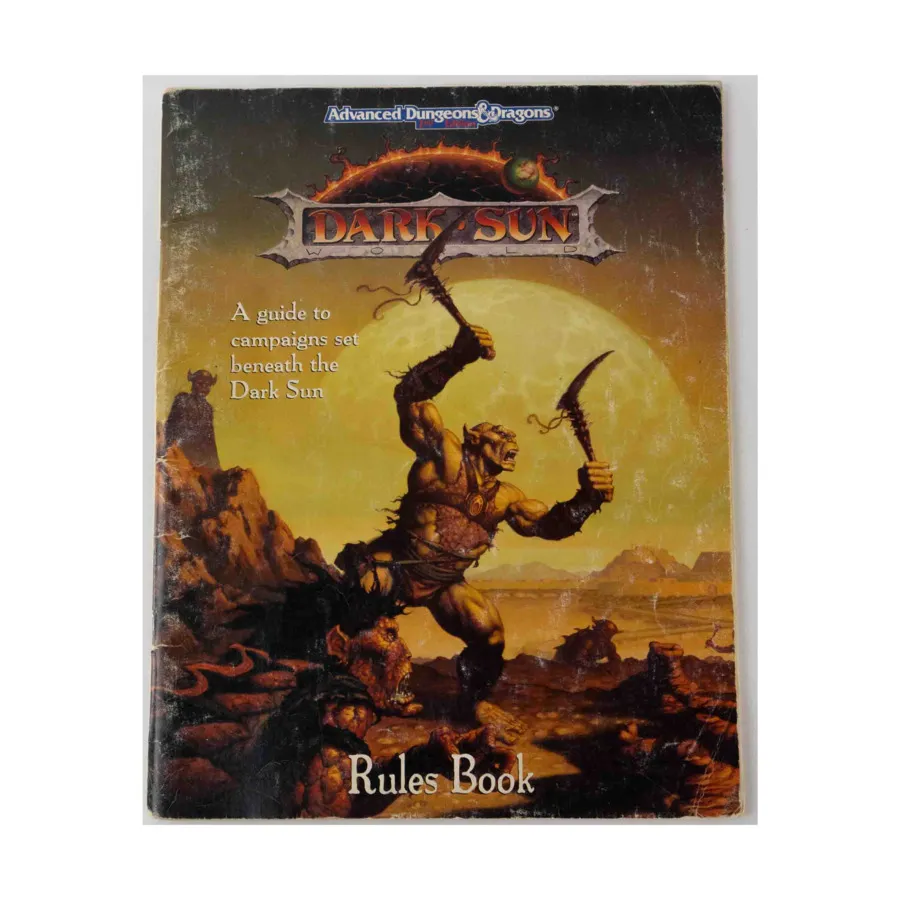 

Dark Sun (1st Edition) - Rules Book Only!, Dark Sun, мягкая обложка