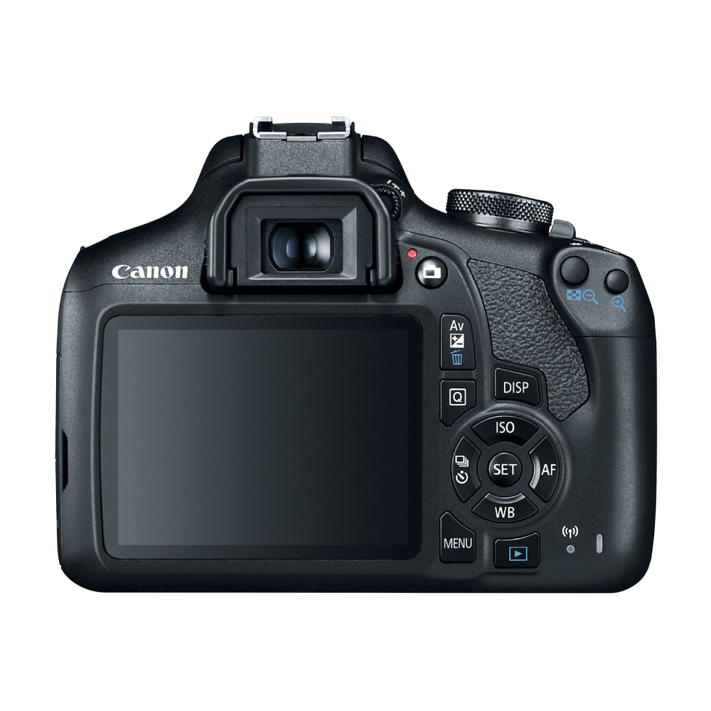Фотоаппарат цифровой Canon EOS Rebel T7 DSLR с объективом Canon EF-S 18-55mm f/3.5-5.6 IS II, черный — фото 3