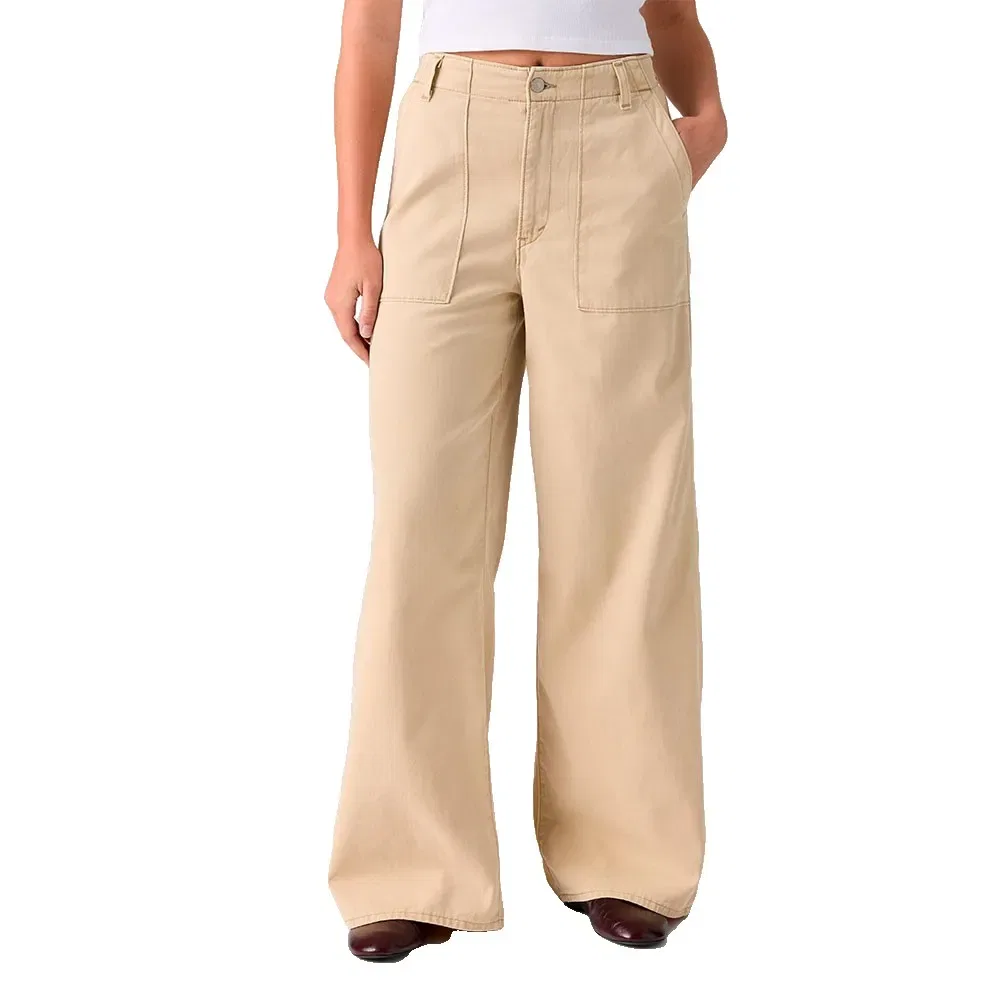 Женские широкие брюки карго Cinch Fatigue jeans Levi's, Beige