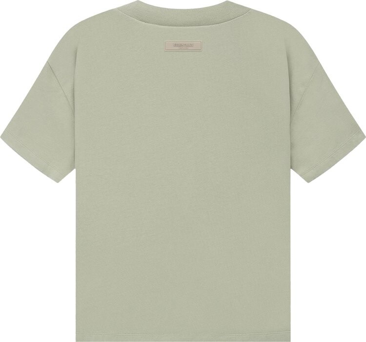 Футболка Fear of God Essentials Essentials Tee 'Sea Foam', зеленый — фото 3