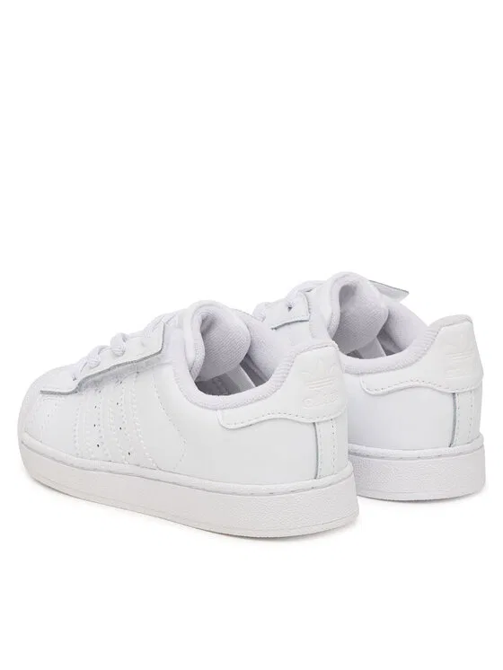 Кроссовки Superstar II Elastic Lace Adidas, белый — фото 3