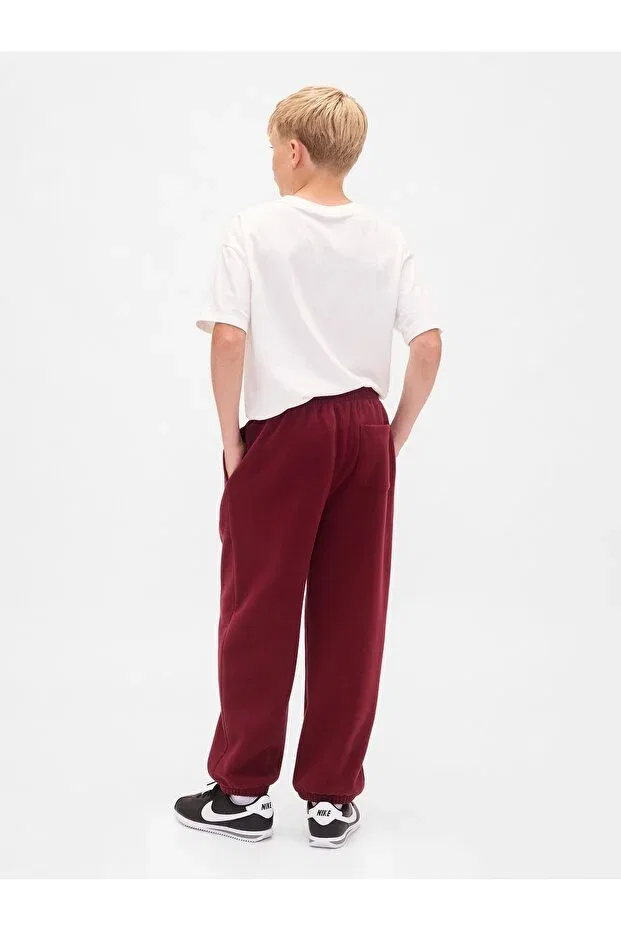 Детские спортивные штаны для мальчиков с принтом Vintagesoft Baggy Gap, Red-004 — фото 4