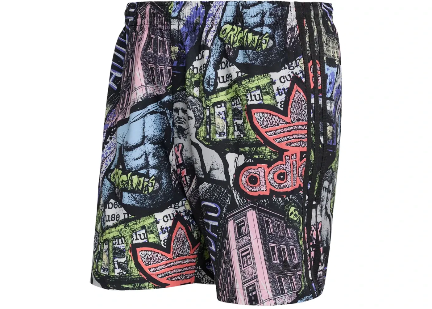 Мужские шорты с принтом Adidas x Jeremy Scott Shorts Multicolor, Multicolor