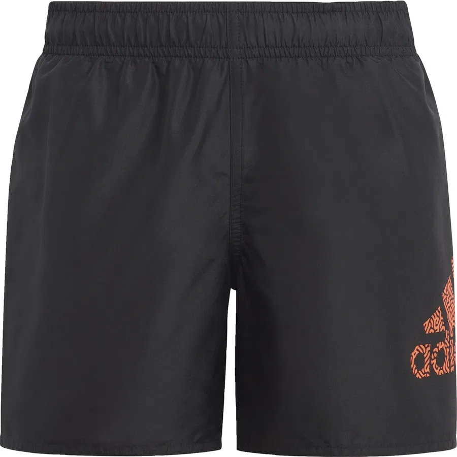 Плавательные шорты с принтом Sportswear HR7433 Logo CLX Swim Shorts adidas, Черно-оранжевый