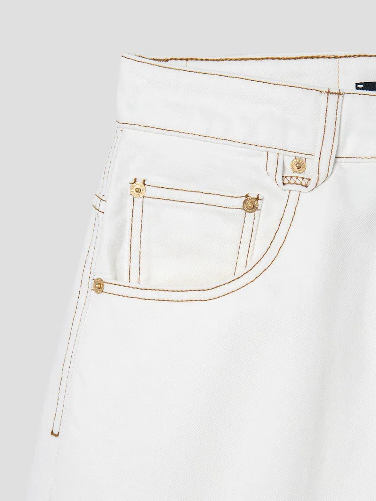 Джинсы свободного кроя Le De-Nîmes Large JACQUEMUS, White — фото 4