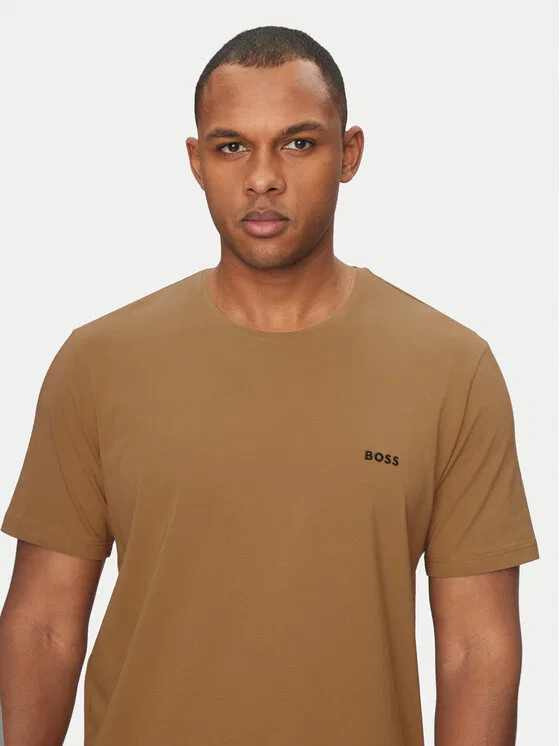 Футболка Mix & Match regular fit Mix Match Boss, бежевый — фото 4