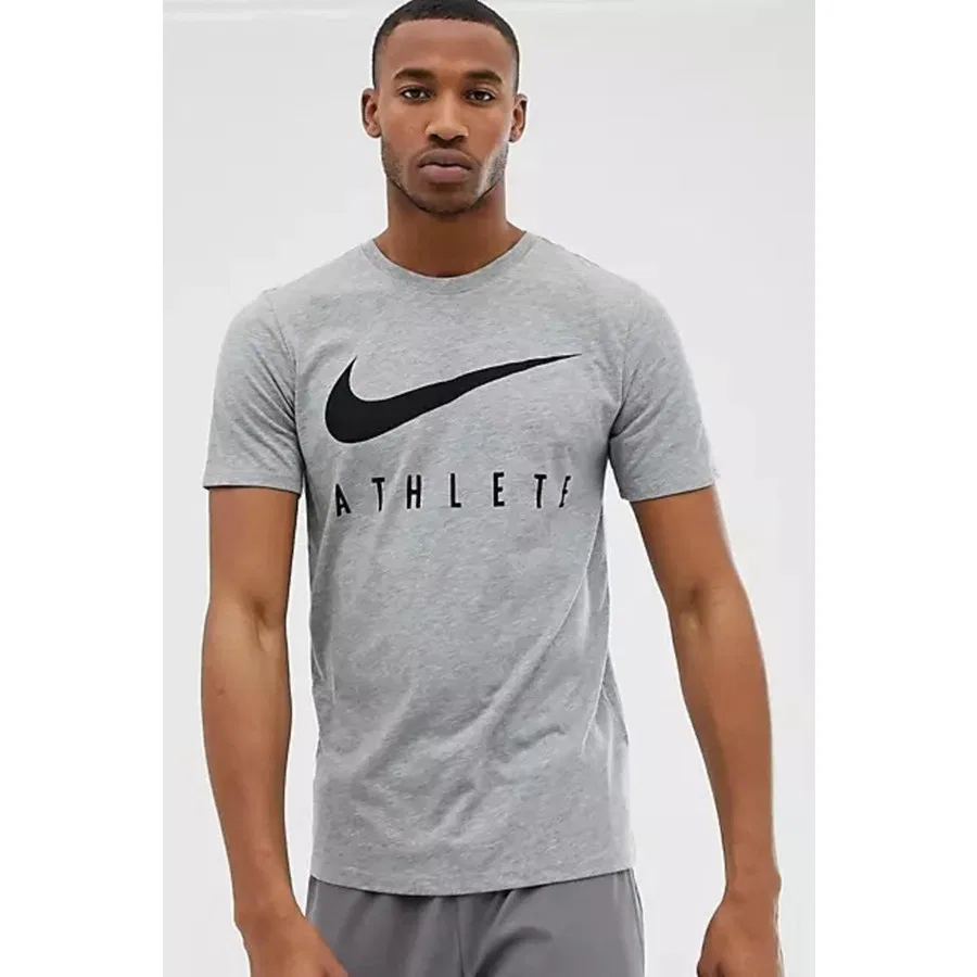 Футболка с длинным рукавом Dri-FIT Training Nike, Серый — фото 4