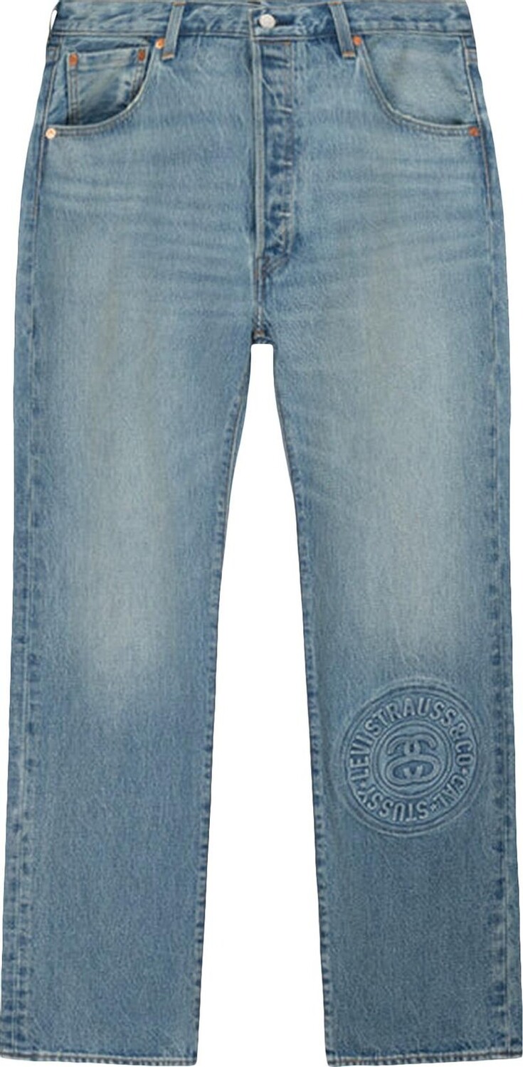 

Джинсы Stussy x Levi's Embossed 501 Jean 'Indigo', синий