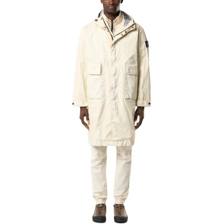 Карго брюки унисекс, Ivory, STONE ISLAND — фото 4
