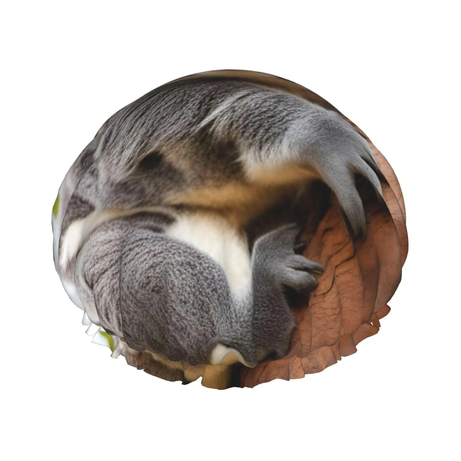 Двойная водонепроницаемая шапочка для душа DUWAA с принтом Hugging Tree Koala