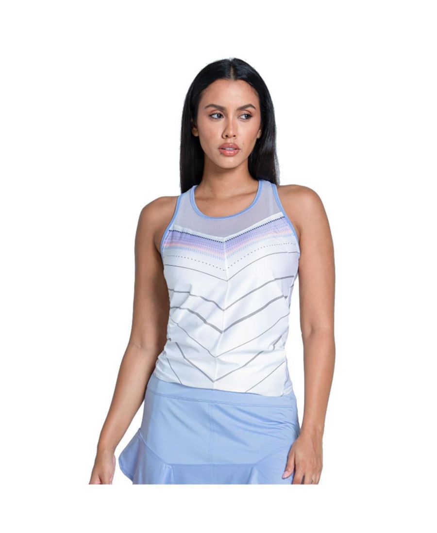 

Женская теннисная майка Lavender Love с завязками на спине Lucky In Love, Baby lavender