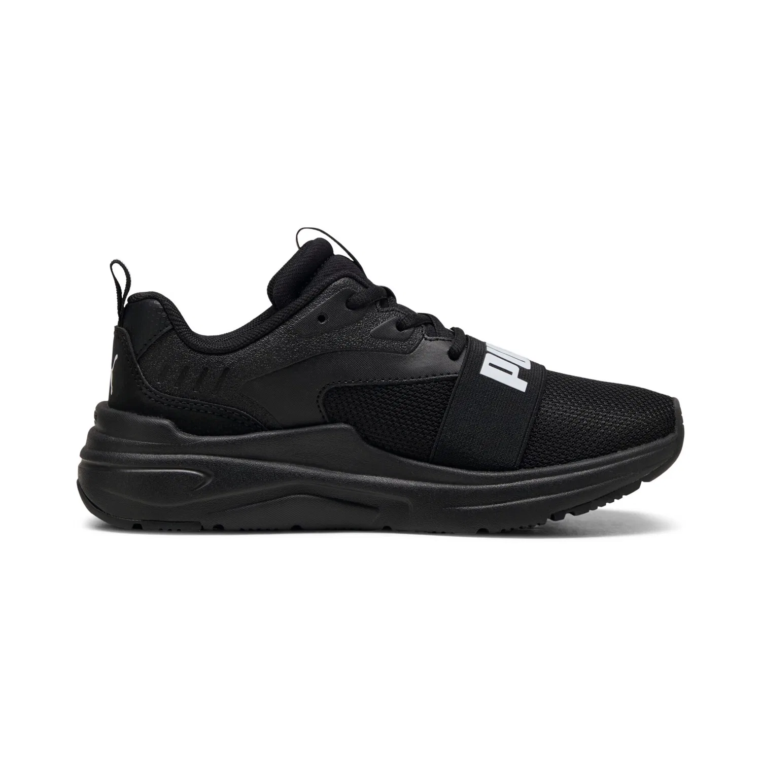 Детские кроссовки с мягкой амортизацией SOFTRIDE WIRED 2 JR PUMA, Black/White — фото 3