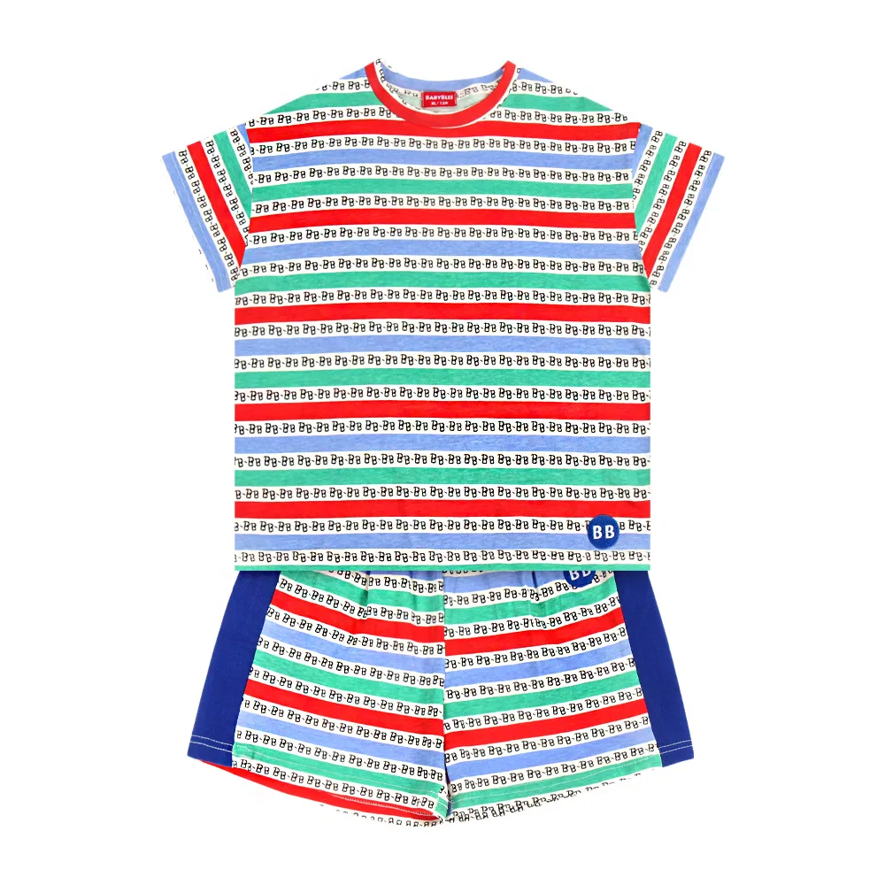 Детский комплект из куртки и брюк с принтом D25209 BABYBLEE, Blue