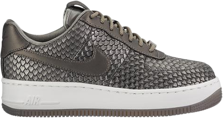 

Кроссовки Nike Wmns Air Force 1 Upstep Premium, серебряный, Серый;серебристый, Кроссовки Nike Wmns Air Force 1 Upstep Premium, серебряный