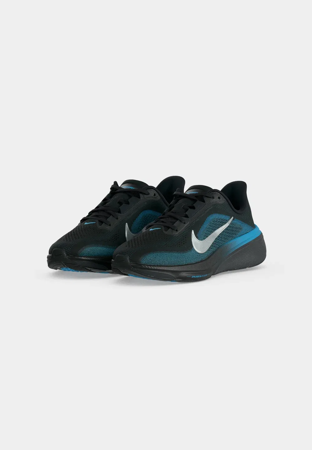 Кроссовки Air Zoom Pegasus 42 унисекс - для бега по улицам Nike Performance, Black/Metallic Silver-Coloured/Light Current Blue/Anthracite — фото 3