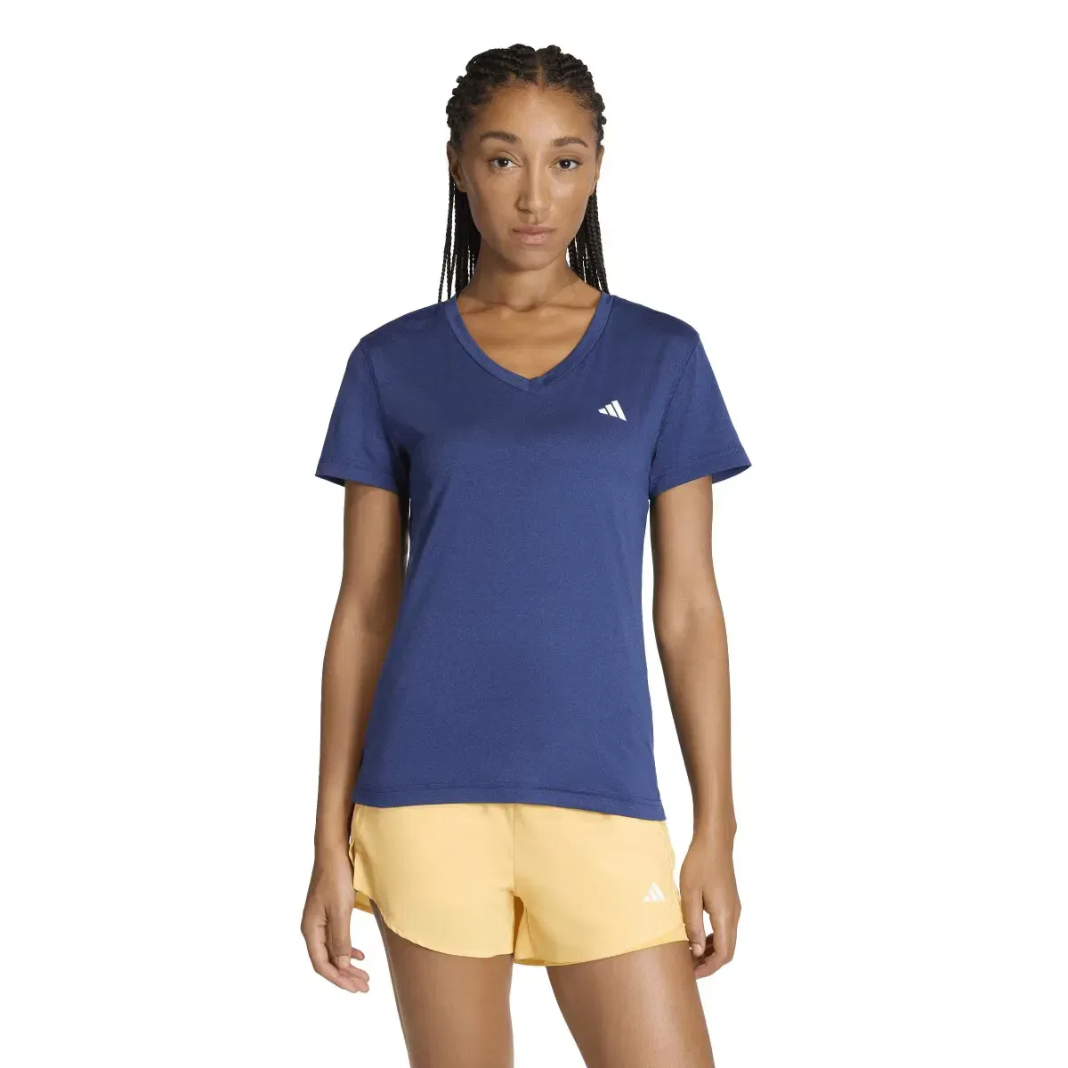 Женская футболка с V-образным вырезом Workout Essentials adidas, Azul