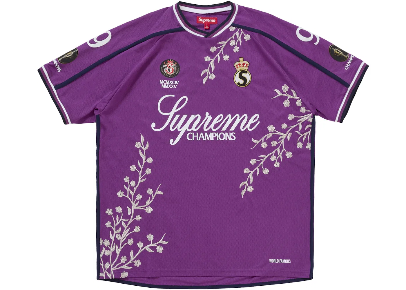 Мужская футболка с принтом Jersey Supreme, Purple