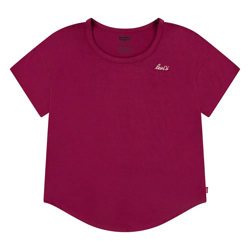 Детская футболка для девочек с коротким рукавом Favorite Levi's, Red