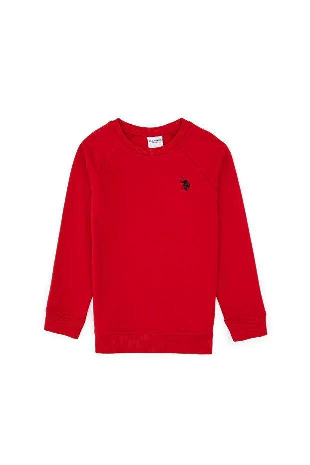 Детские свитшот для мальчиков хлопковый U.S. Polo Assn., Red