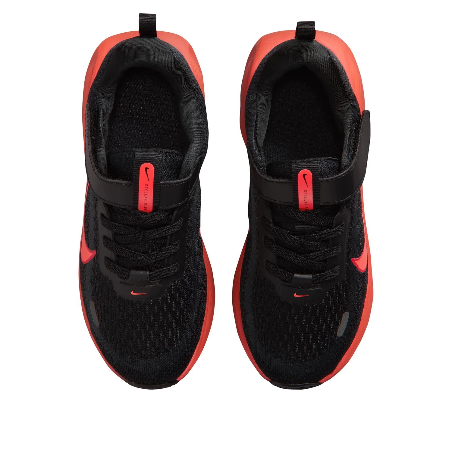 Детские кроссовки с сетчатым верхом Stellar Ride 'Black University Red' Nike, Black/Cool Grey/University Red/Red Orbit — фото 3