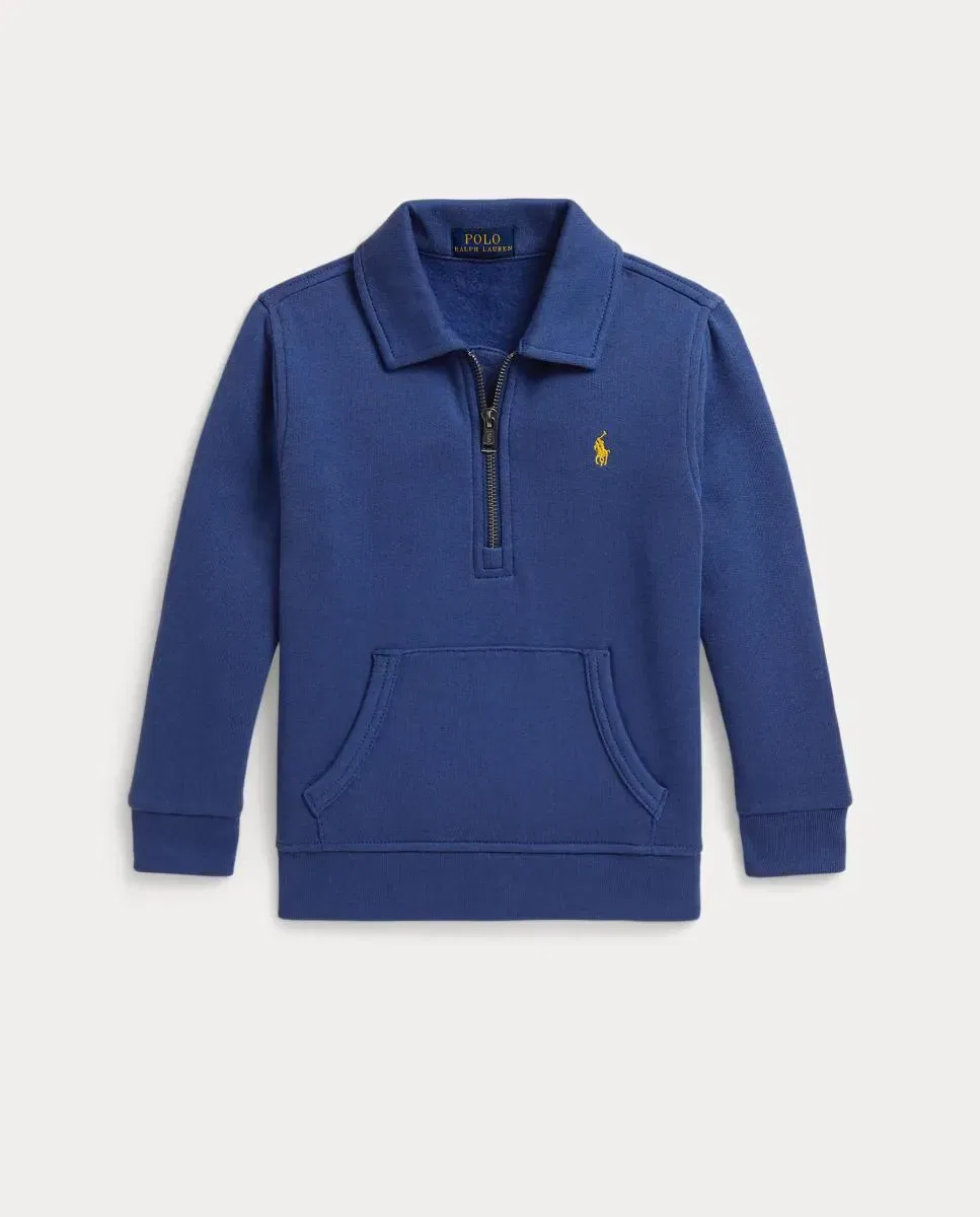 Детская худи для девочек с длинным рукавом Polo Ralph Lauren, Azul Índigo
