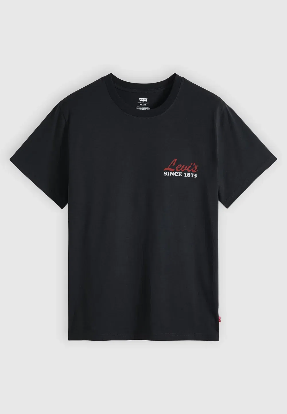 Футболка свободного кроя с принтом Levi'S, Big Apple Records 1.1 Jet Black Body — фото 4