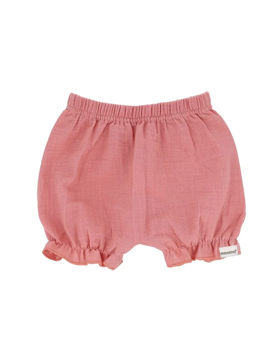 Брюки MAXIMO Regular Pants 'GOTS BABY GIRL-Pumphose Musselinstoff' в розовом цвете