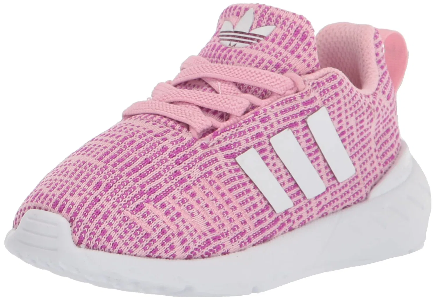Детские кроссовки для мальчиков с закрытым носком Swift Run 22 Adidas, Real Pink White Hot Pink