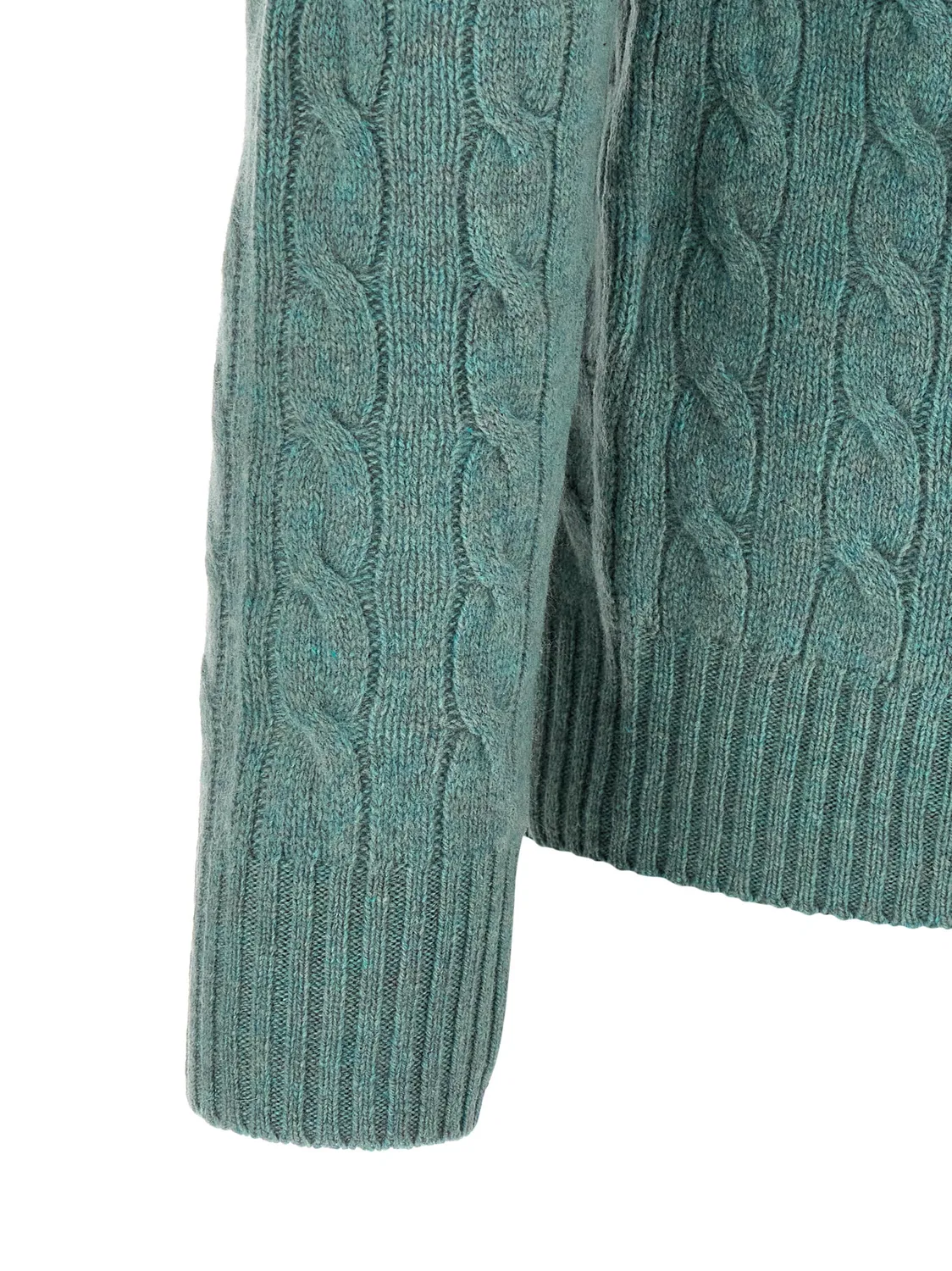 Мужской кардиган с косичкой Bicolor Wool Cardigan Polo Ralph Lauren, Bicolor — фото 4