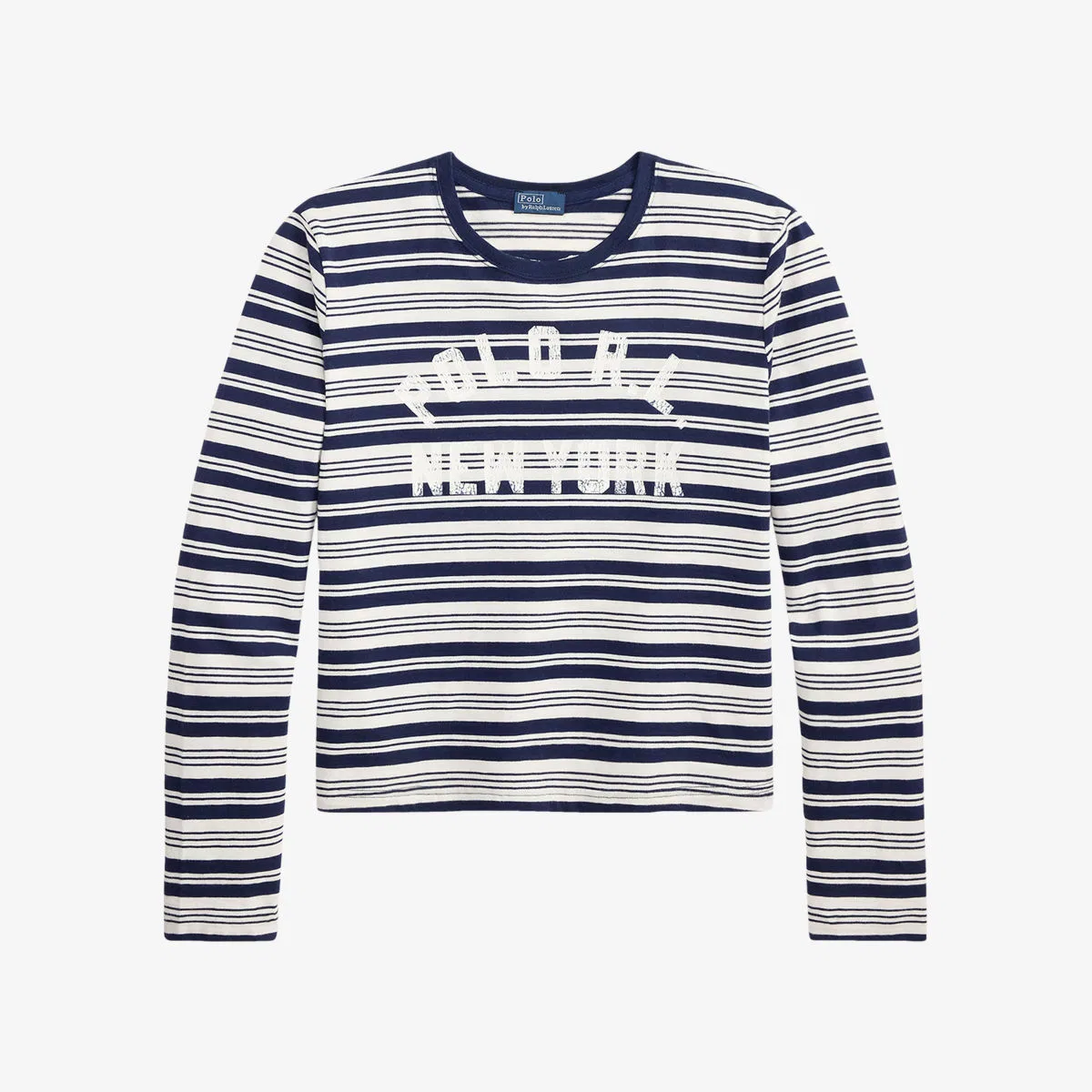 Фирменная полосатая футболка из хлопкового трикотажа Polo Ralph Lauren