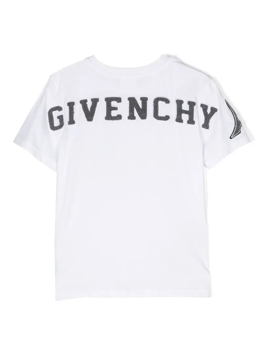 Футболка из органического хлопка с логотипом Givenchy Kids, белый — фото 2