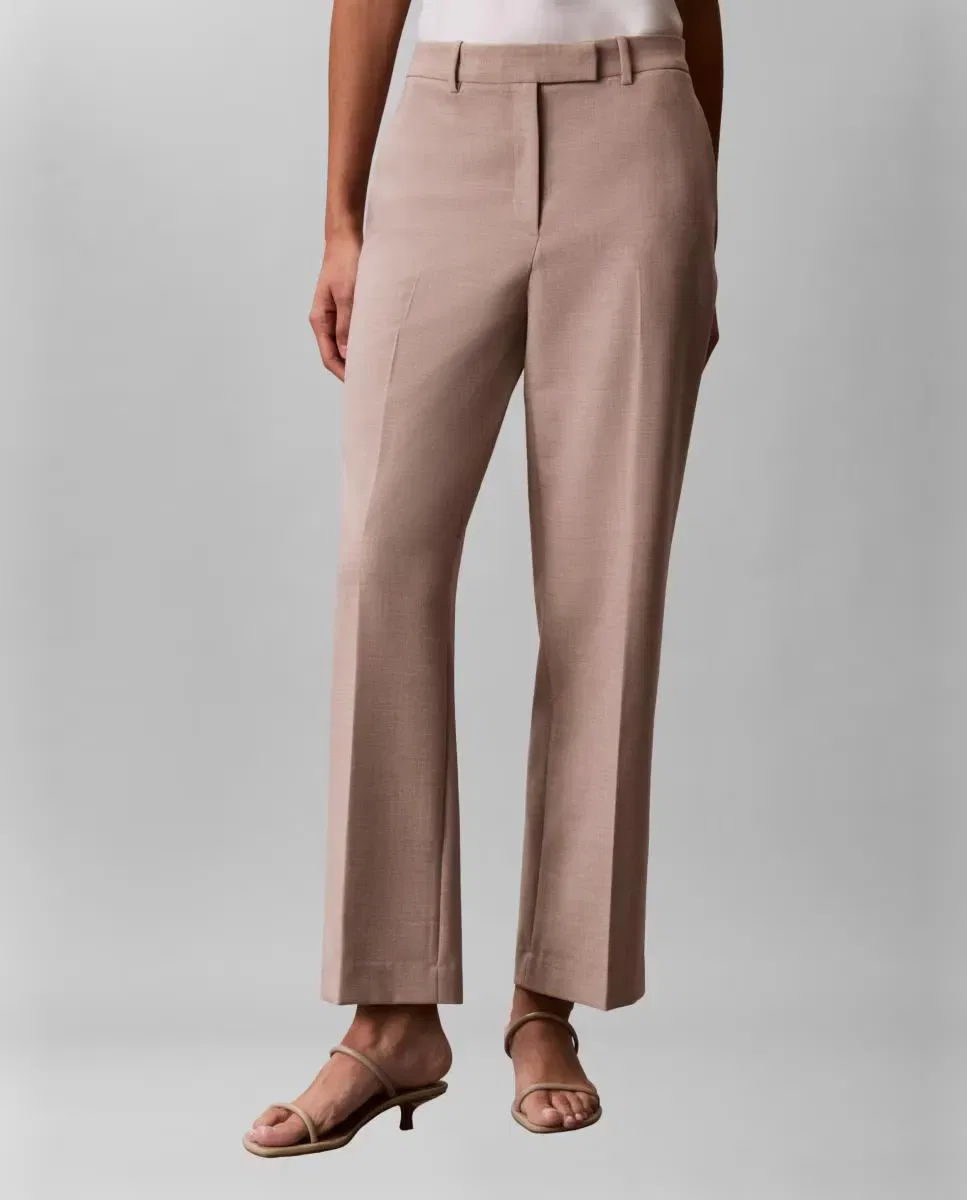 Женские брюки-прямые из полиэстера Calvin Klein, Marrón