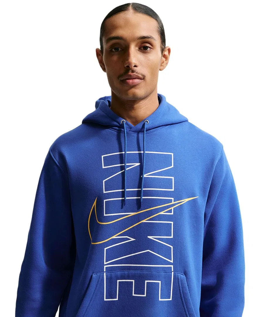 Худи Nike Sportswear Club с флисовой подкладкой, с длинным рукавом, Game Royal — фото 4