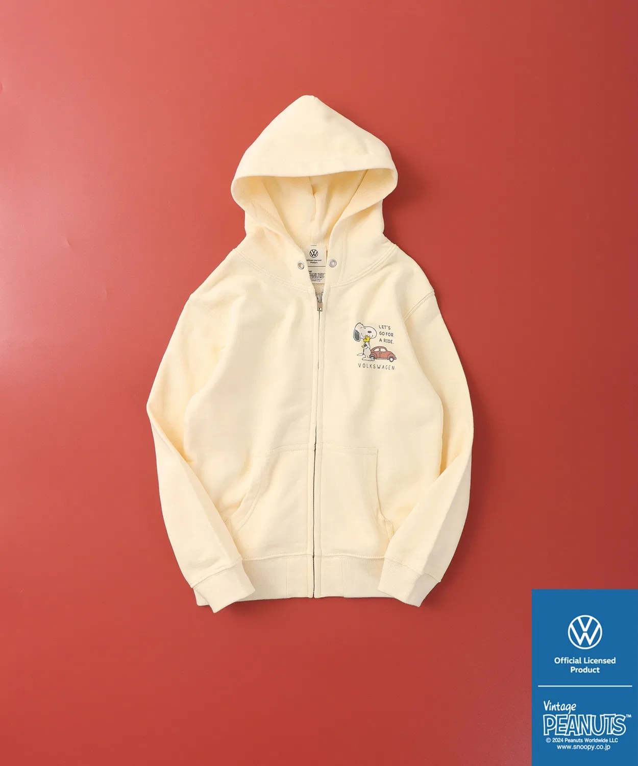Детская кофта с принтом, молнией, модель Print Full Zip Volkswagen, Navy — фото 2