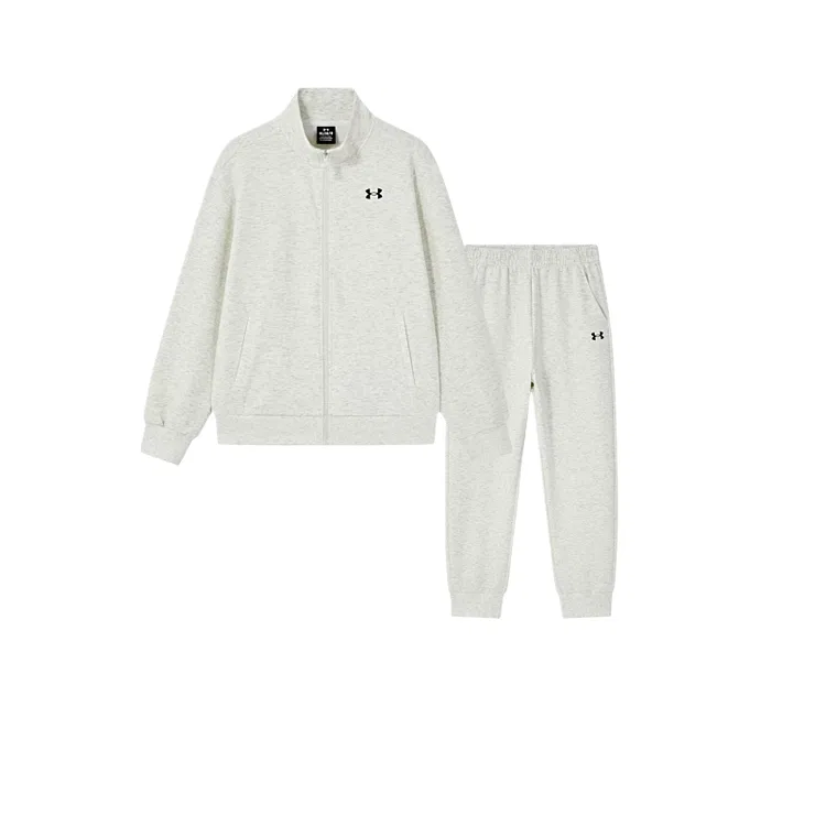Детский спортивный комплект с воротником-стойкой Beige Heather Gray-2 Pack, Under Armour, Beige Heather Gray