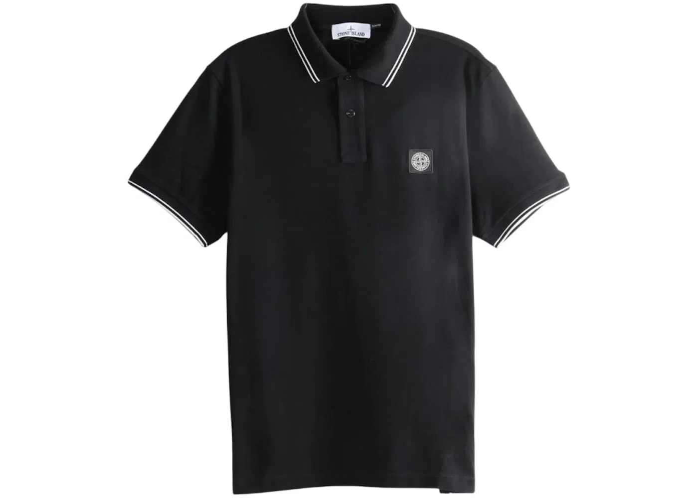 Мужское поло с коротким рукавом Stone Island, Black