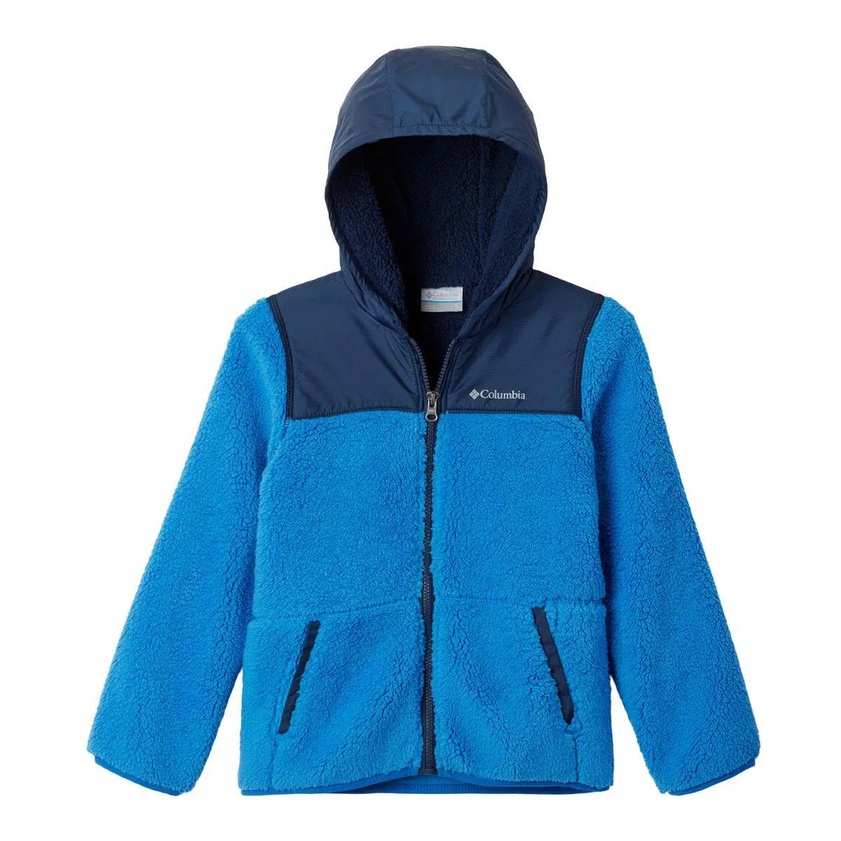 Детская куртка-худи из флиса с капюшоном Columbia Rugged Ridge, Bright Indigo