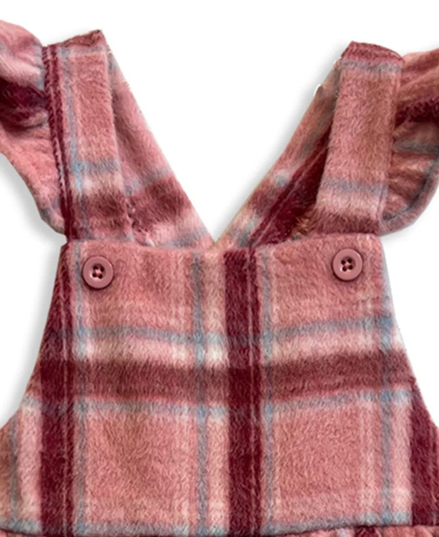 Комплект из топа, платья-сарафана и повязки на голову с бантом, модель Matching Bow Headband Blueberi Boulevard, Dusty Pink — фото 3