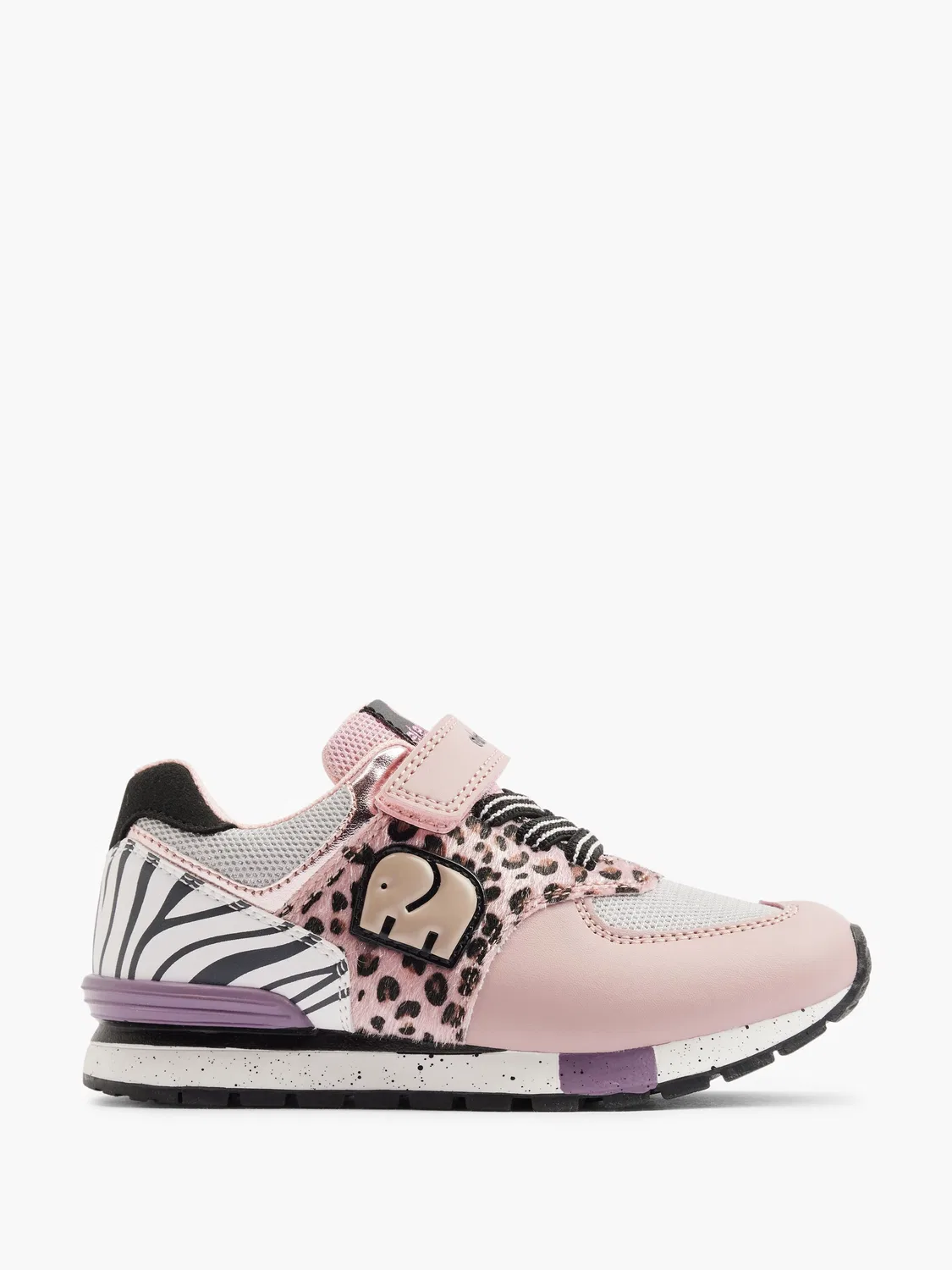 Детские кроссовки с принтом Animal Print elefanten, розовый