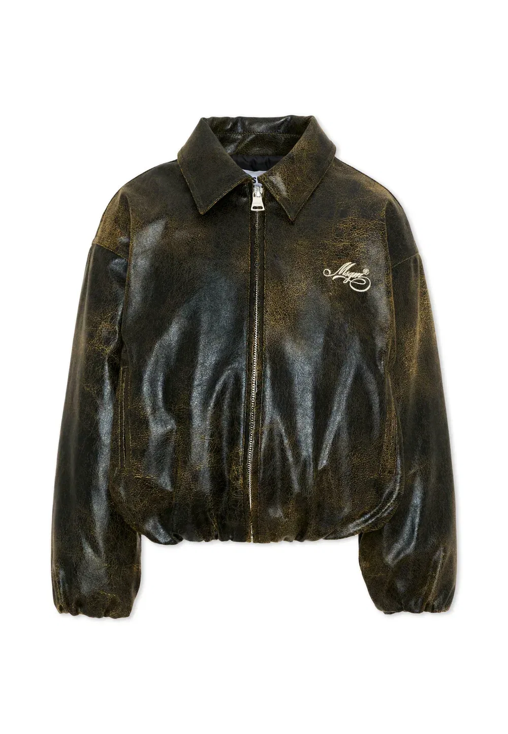 Куртка из искусственной кожи Msgm, Black