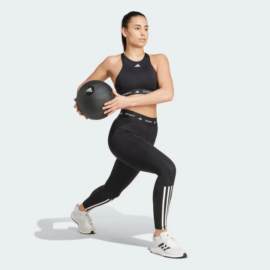 Спортивные леггинсы с длиной 7/8 adidas TF 3S 7/8, Черный — фото 3