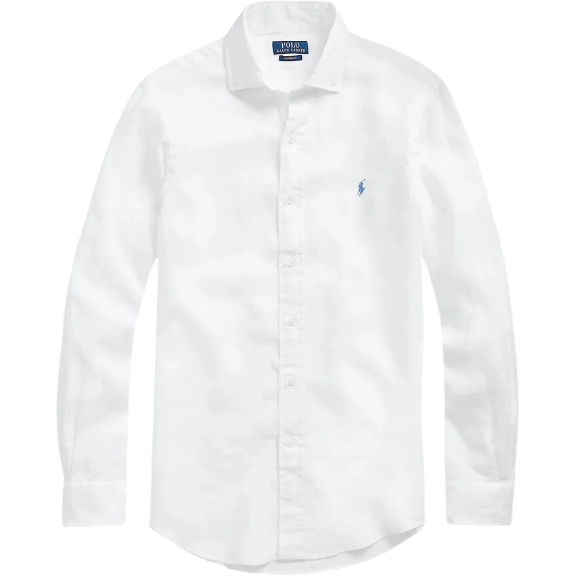 Мужская рубашка с воротником Белая Polo Ralph Lauren, White