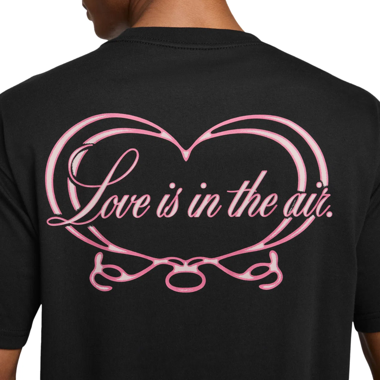 Футболка мужская Loose Love in Air Nike, черный/розовый — фото 3
