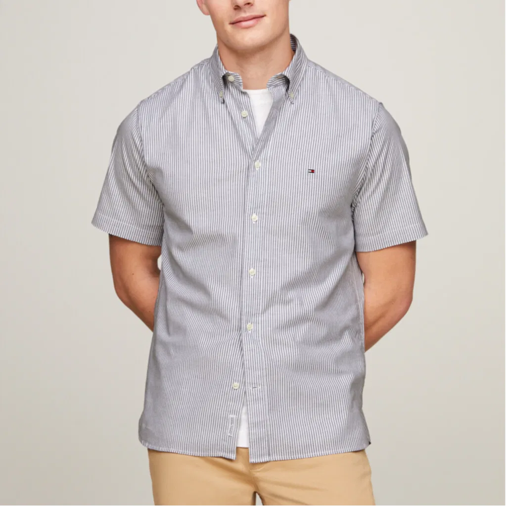 Мужская рубашка Purple Tommy Hilfiger — фото 3