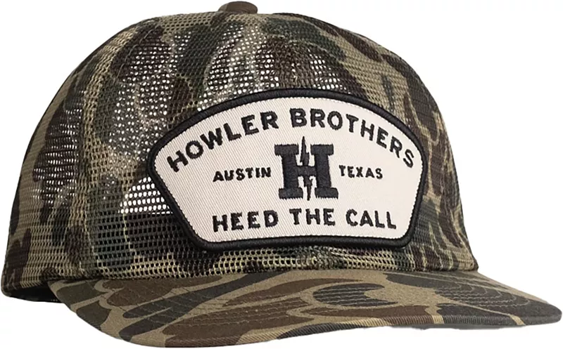

Мужская неструктурированная бейсболка Snapback Howler Brothers, цвет Feedstore Camo