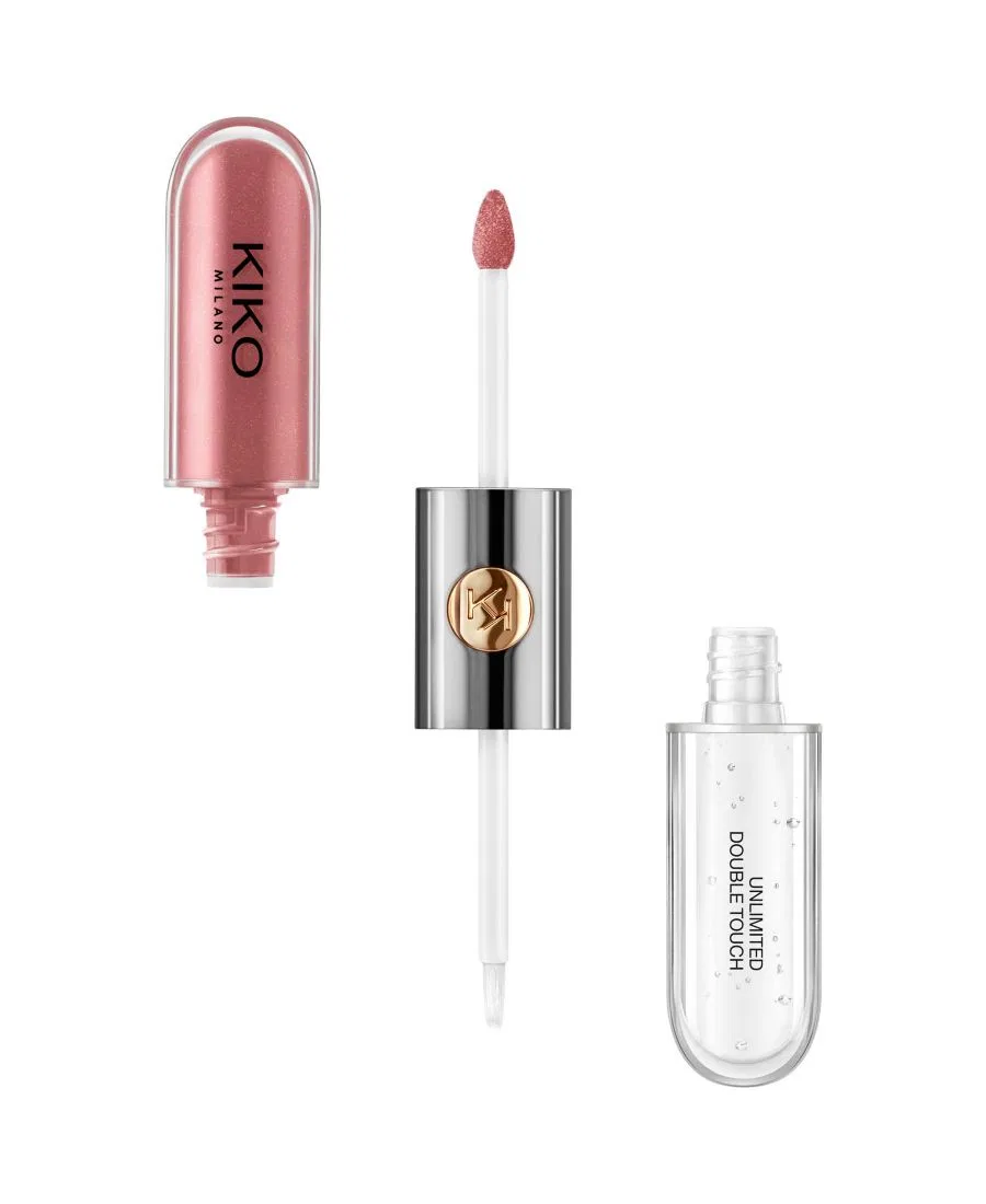 Жидкая помада двухфазная Unlimited Double Touch, 6 мл, модель Double Touch KIKO Milano, 120 Rosy Mauve
