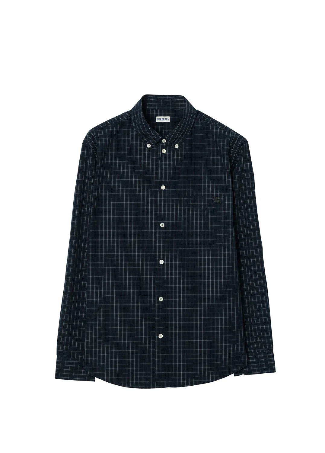 Рубашка Burberry Mavi Check, мужская, синий