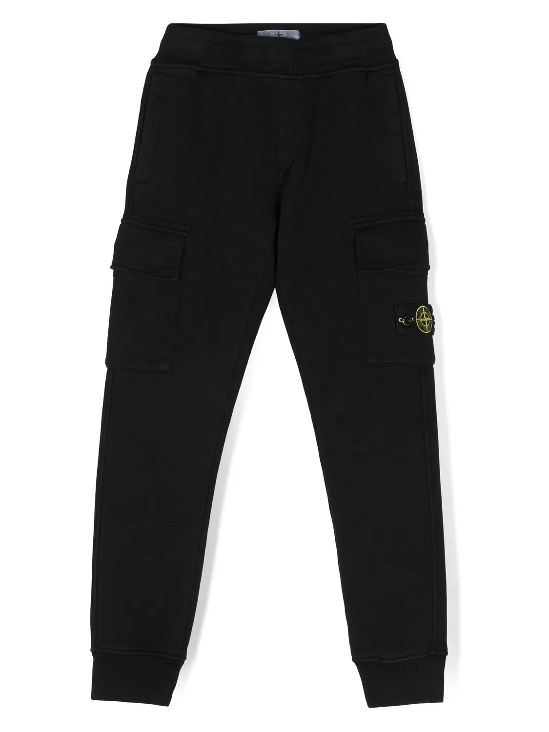 Спортивные брюки с эмблемой Compass Stone Island, черный