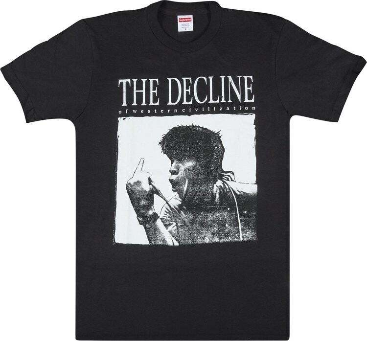 

Футболка Supreme Decline Of Western Civilization T-Shirt 'Black', черный