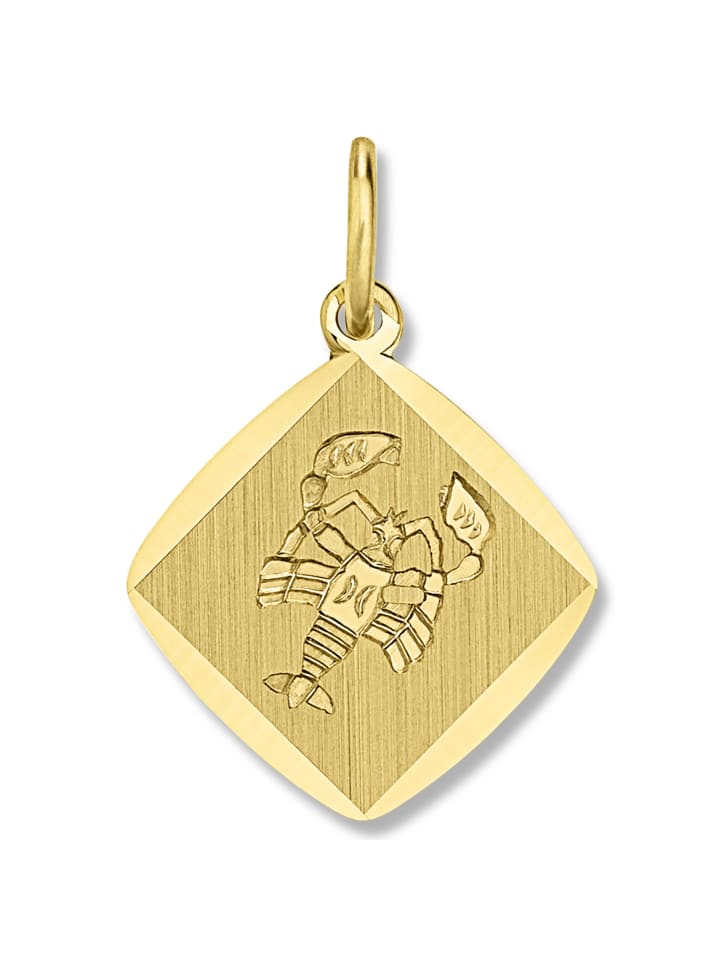 

ONE ELEMENT Кулон в виде знака зодиака Рак из желтого золота 333 пробы